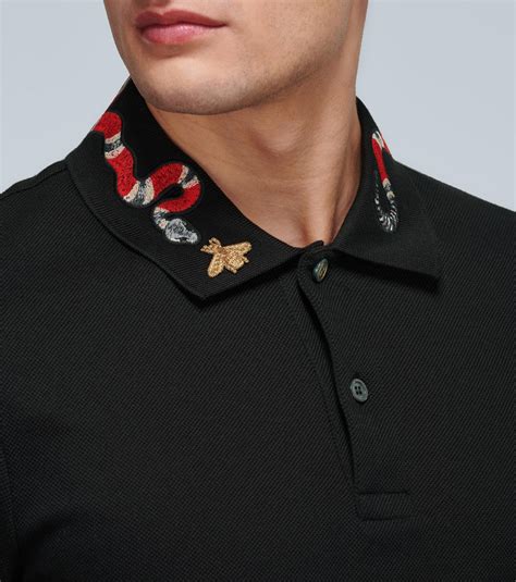 gucci snake shirt price|gucci polo snake collar.